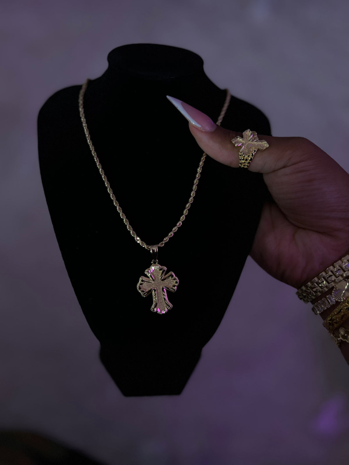 Golden Cross Necklace