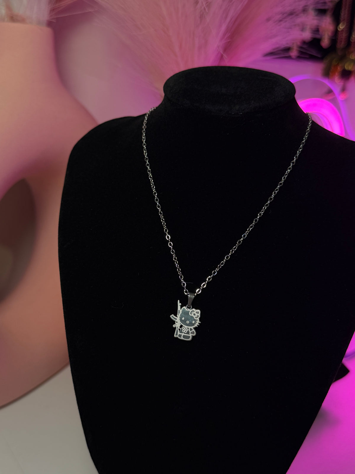 ‘KittyLover’ Necklace - Silver