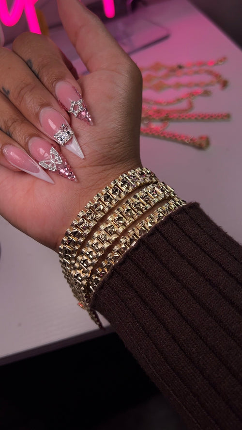 Blinged Rolex Bracelet