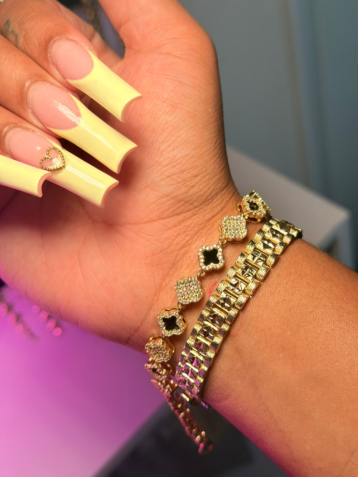 ‘Lucky You’ Bracelet - Black