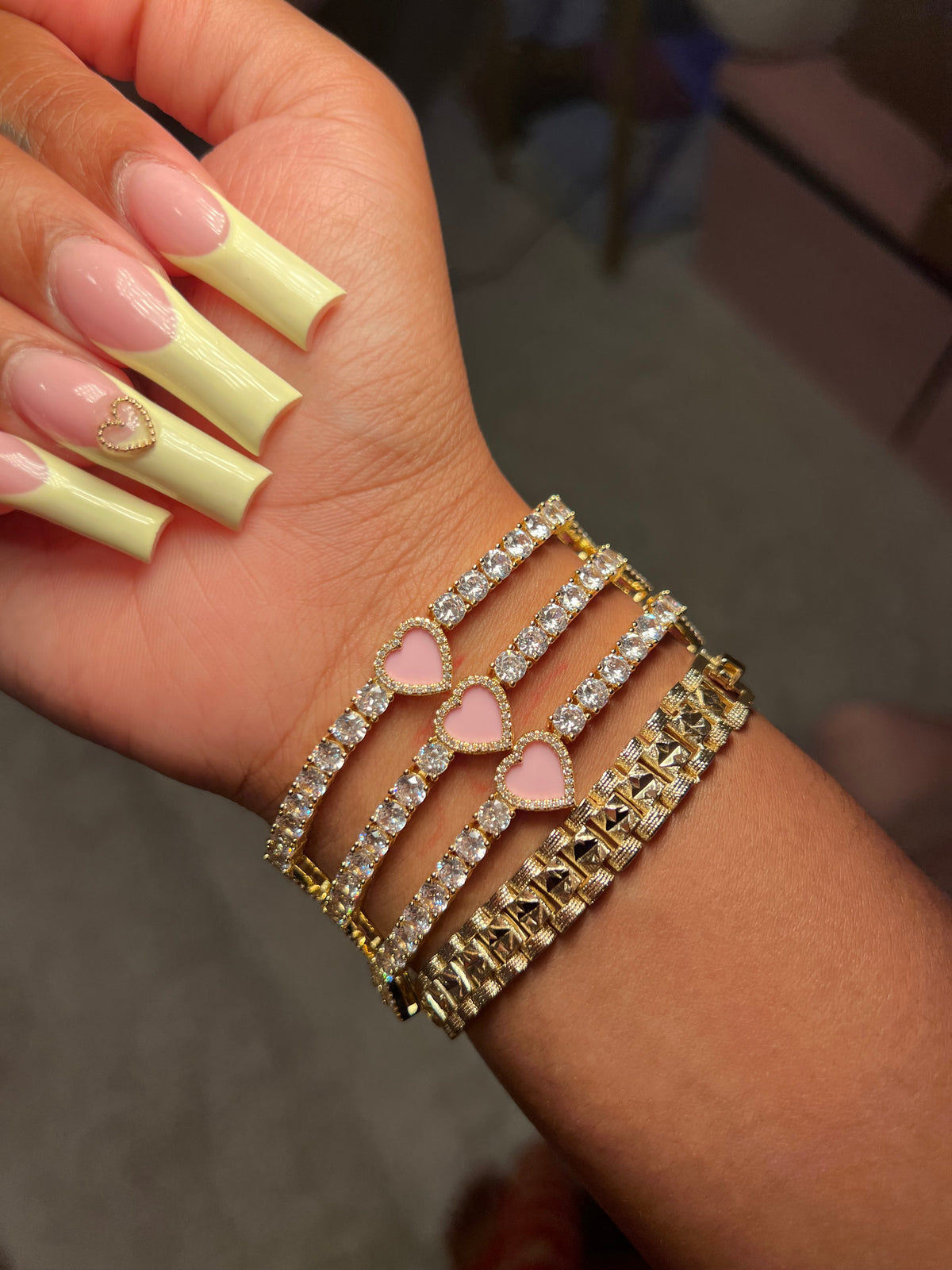Pink 'Heart You' Bracelet