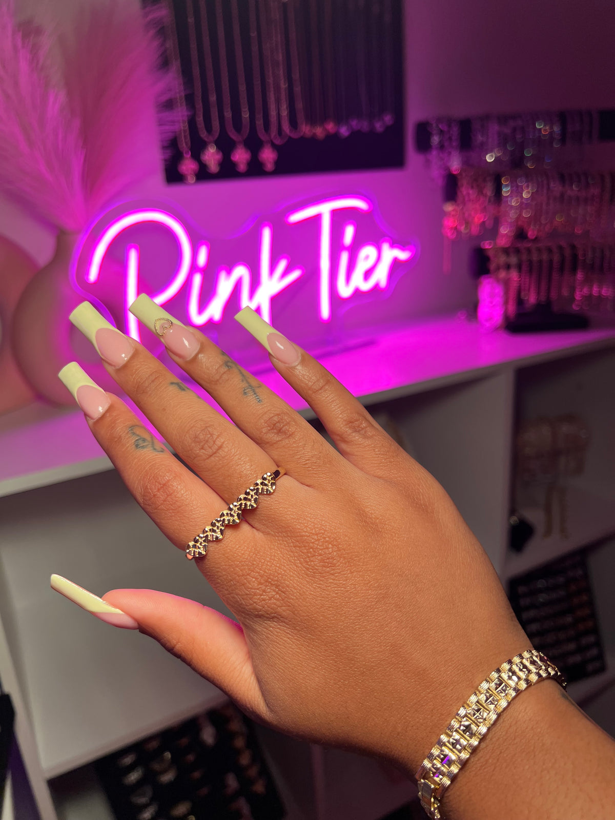 Double Nugget Ring