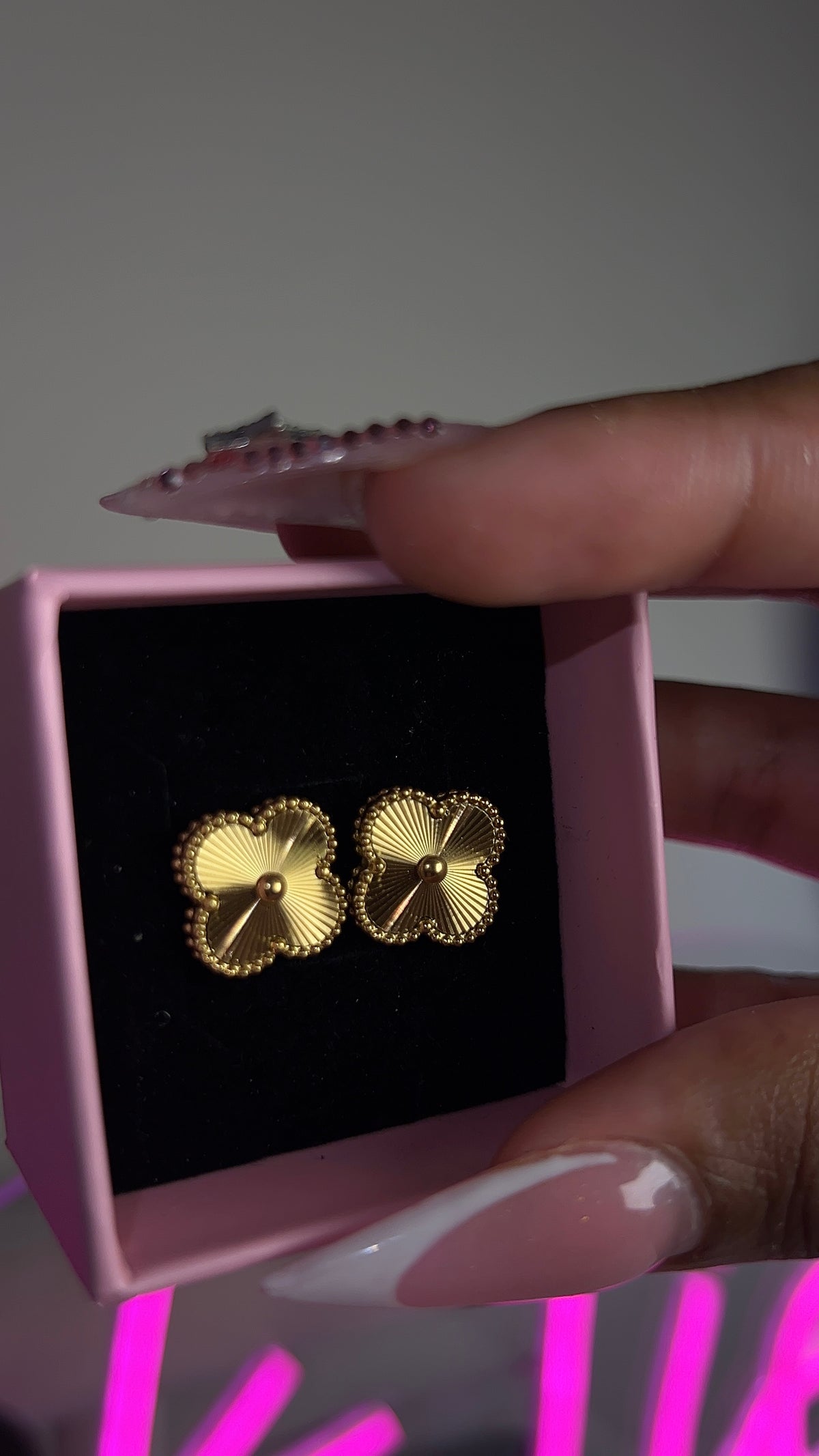 ‘Golden Luck’ Studs