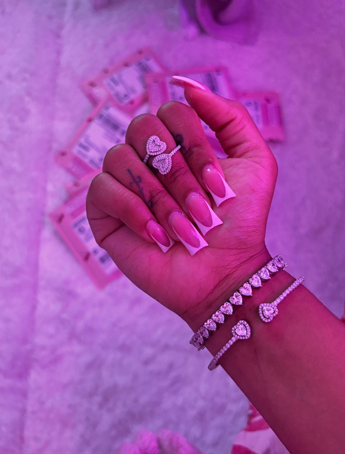 Diamond Heart Bracelet