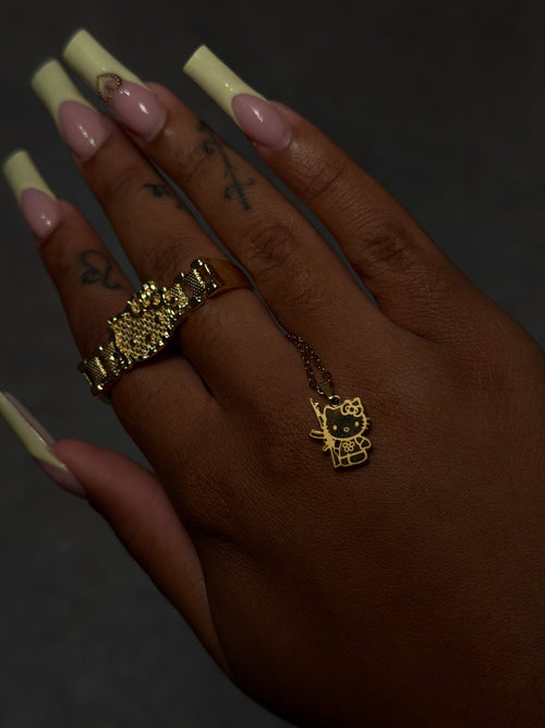 ‘KittyLover’ Necklace - Gold