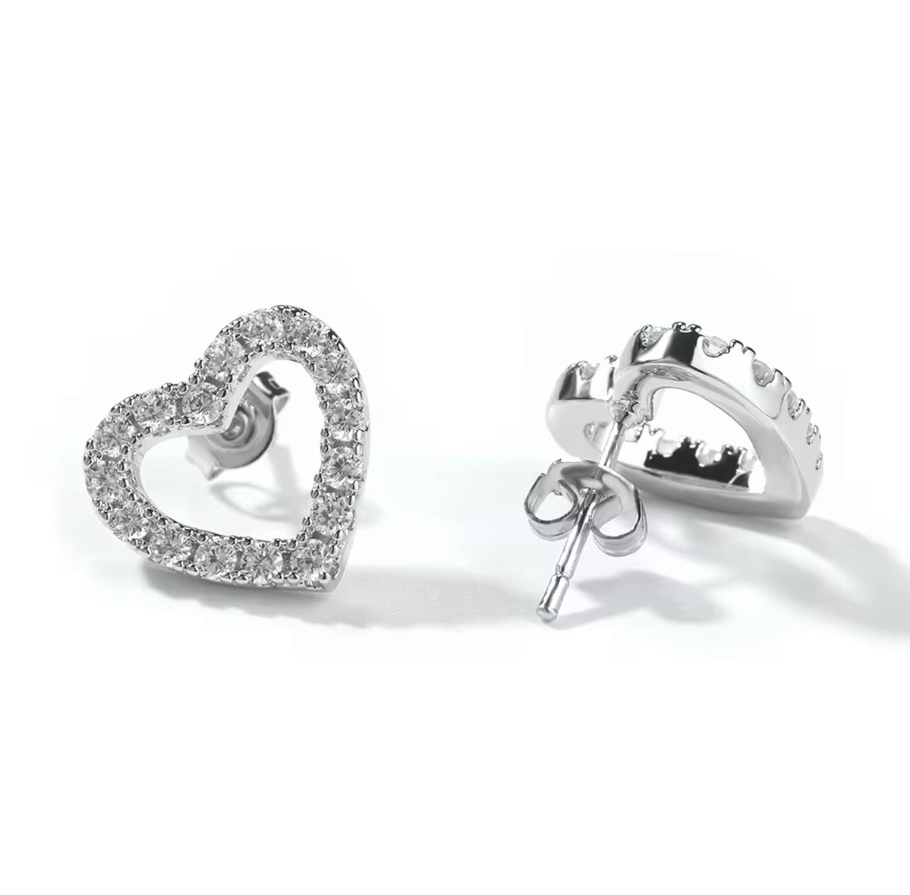 ‘Adore Me’ Heart Studs