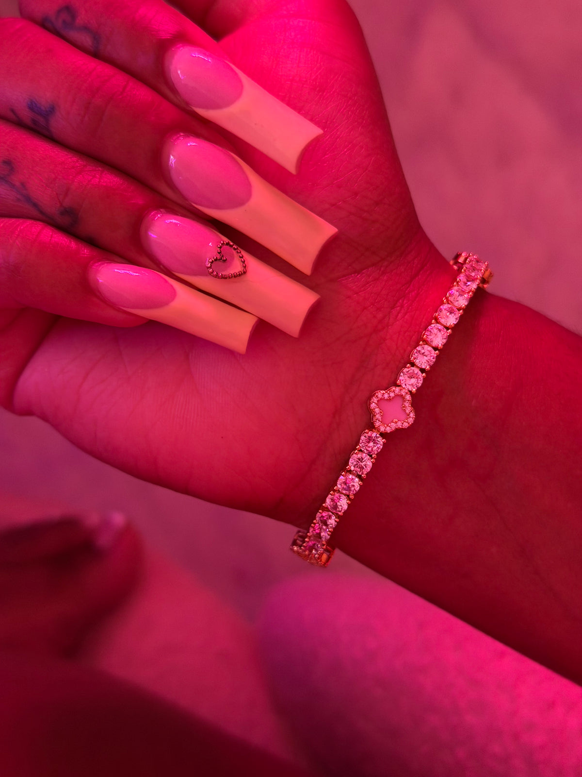 ‘Lucky You’ Bracelet - Pink