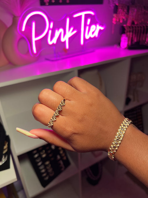 Double Nugget Ring