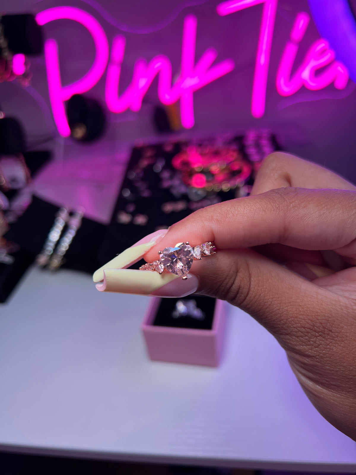 Pink ‘Love Me’ Ring