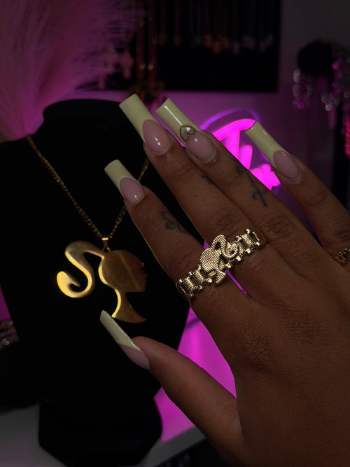 ‘DollFace’ Double Ring