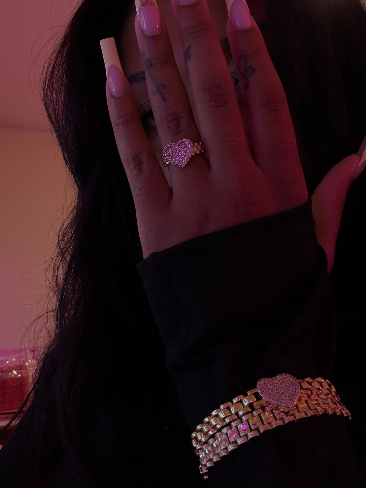 Diamond ‘Heart Me’ Rolex Band