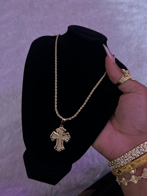 Golden Cross Necklace