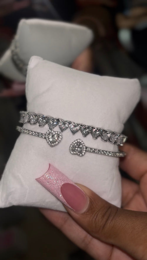 Diamond Heart Bracelet