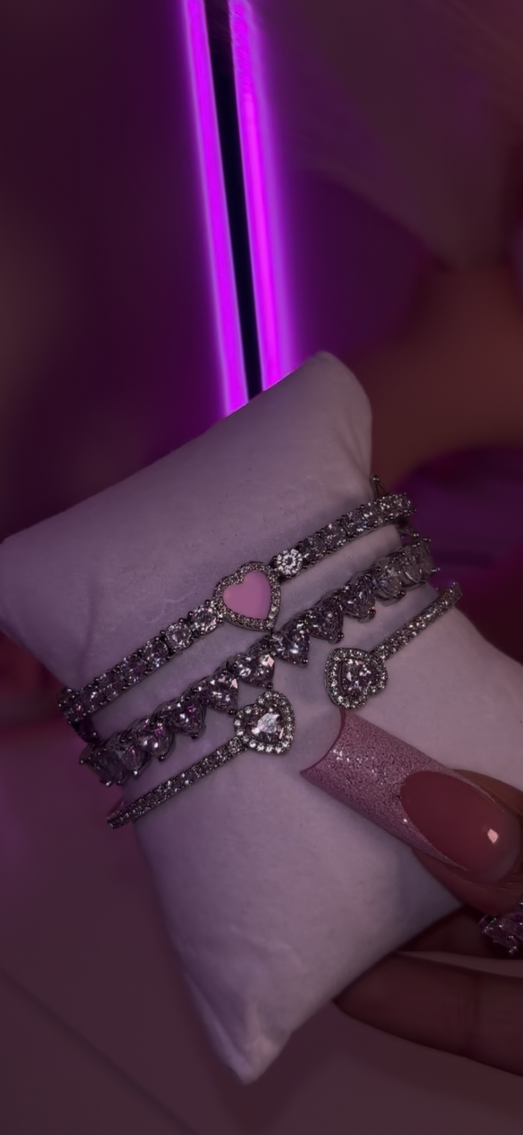 Pink 'Heart You' Bracelet