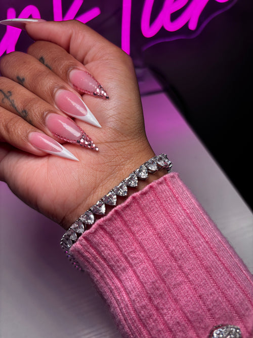 Diamond Heart Bracelet
