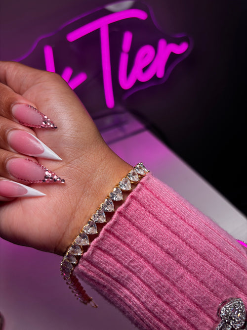 Diamond Heart Bracelet