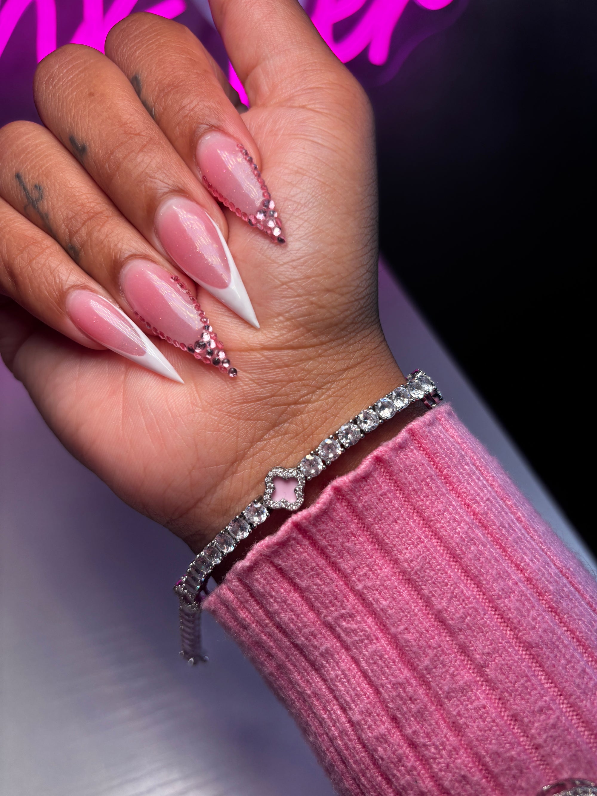 ‘Lucky You’ Bracelet - Pink
