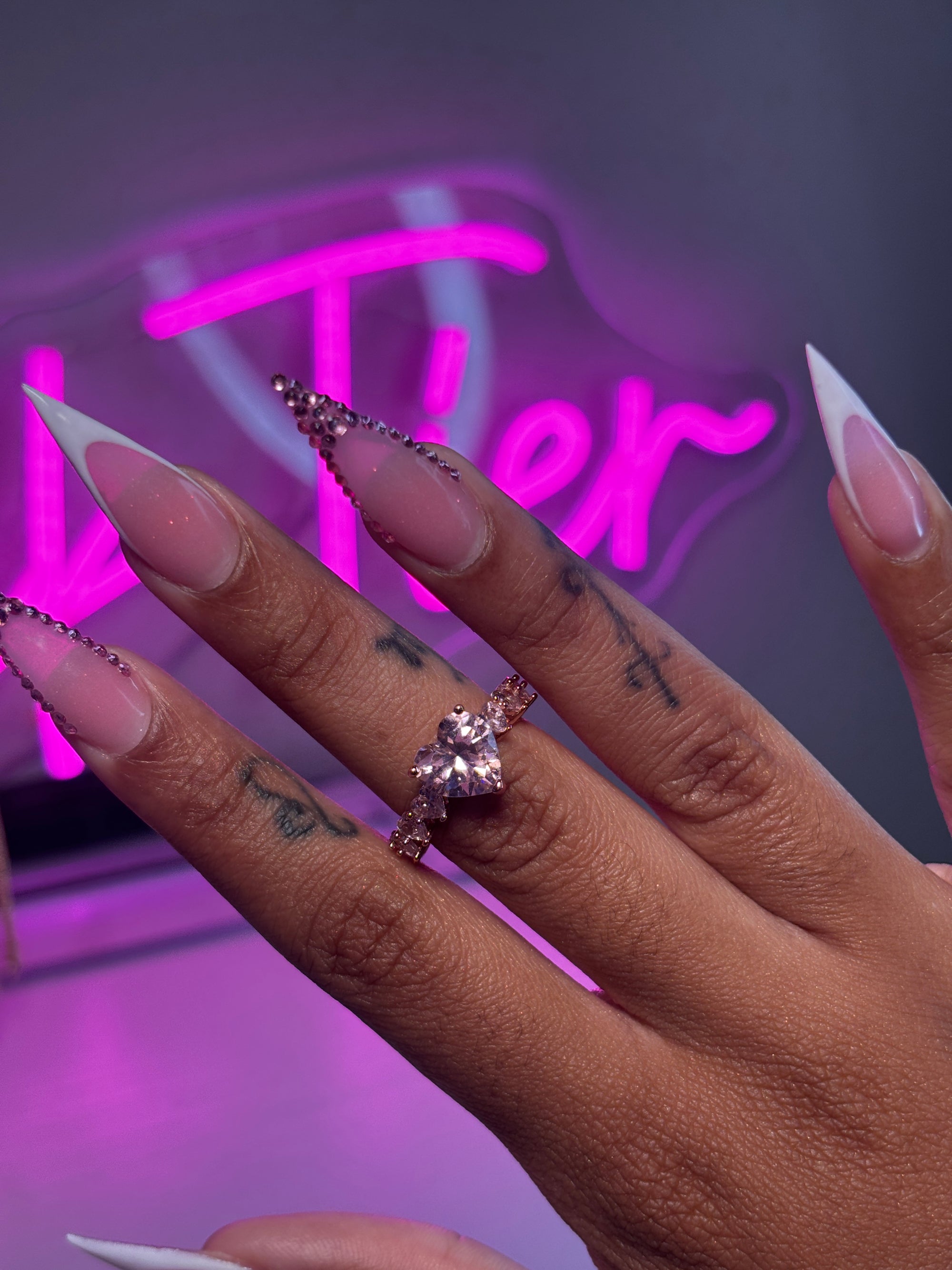 Pink ‘Love Me’ Ring