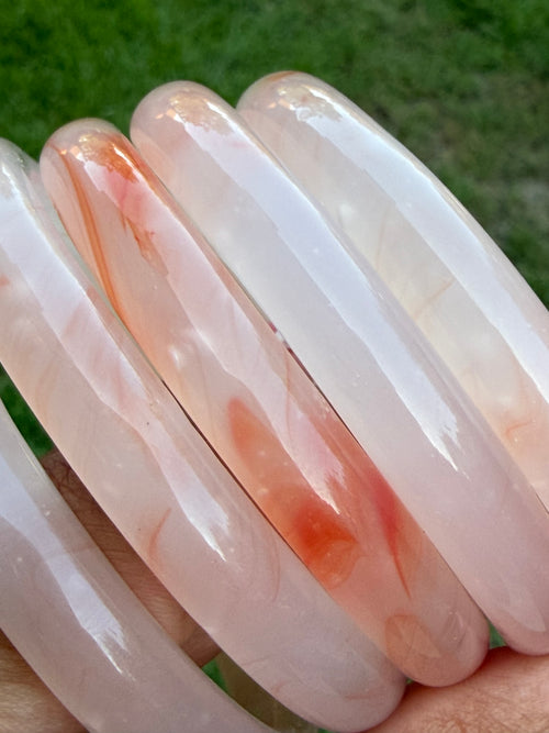 Glass Jade bangle - Coi