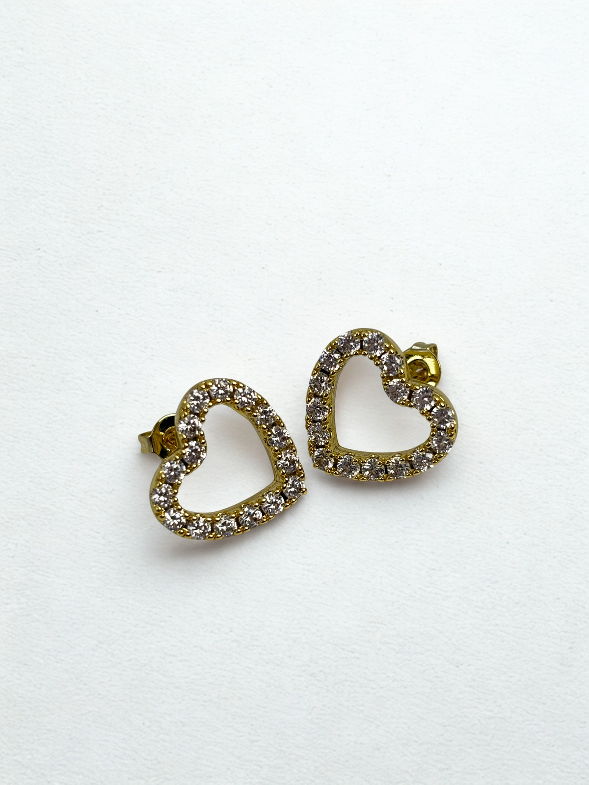 ‘Adore Me’ Heart Studs