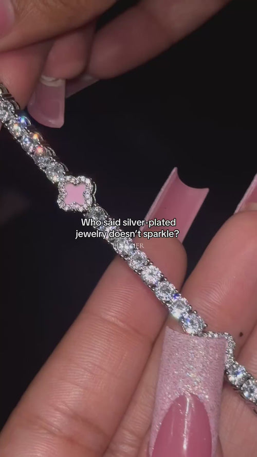 ‘Lucky You’ Bracelet - Pink
